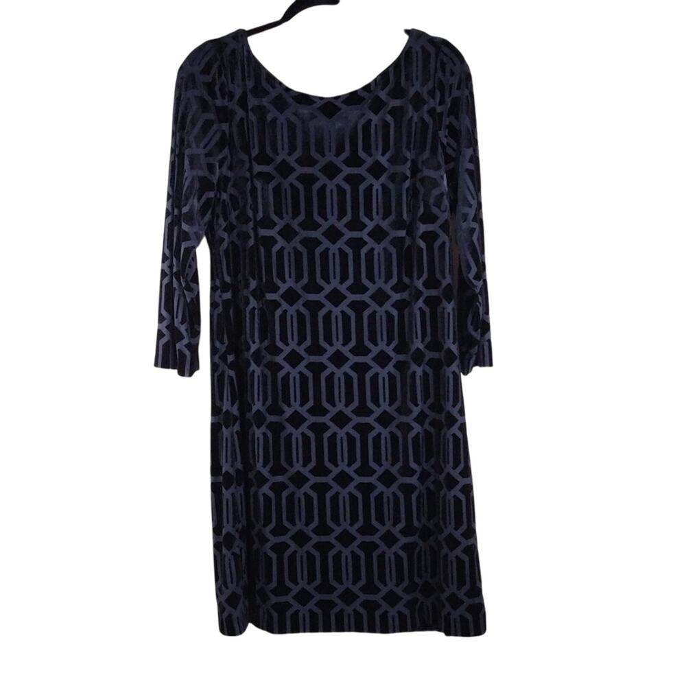 Jessica Howard Blue Purple Stretchy Plus Size Long Sleeve Zip Up Formal Dress